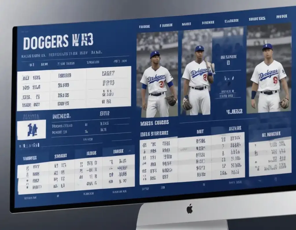 Dodgers vs Yankees Match Player Stats