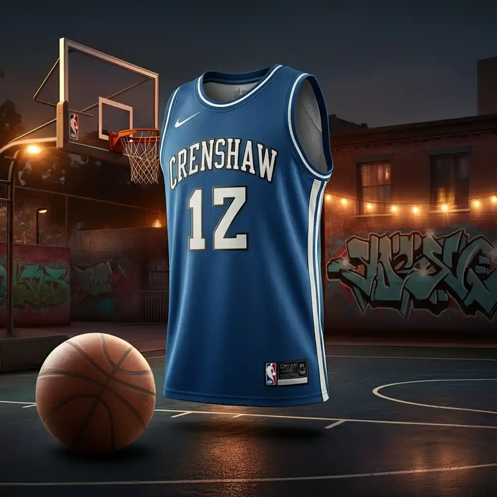 design of infamous Crenshaw Jersey NBA 2K